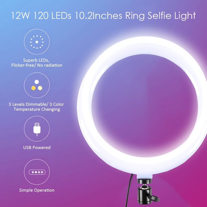 Ring Selfie Light Black 29.5x4x20.5cm - Image 2