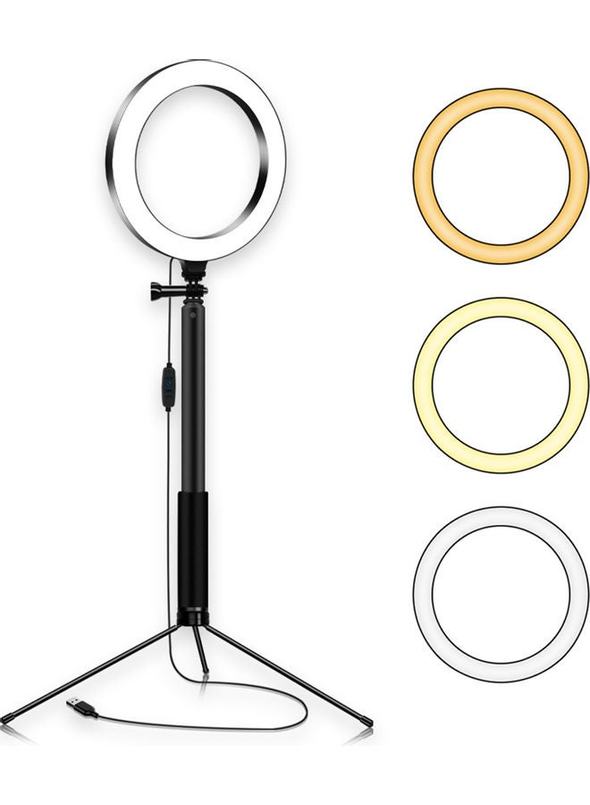 Beauty Ring Light 20cm 6in1 M11 Set Black 40*5*30cm  - Image 1