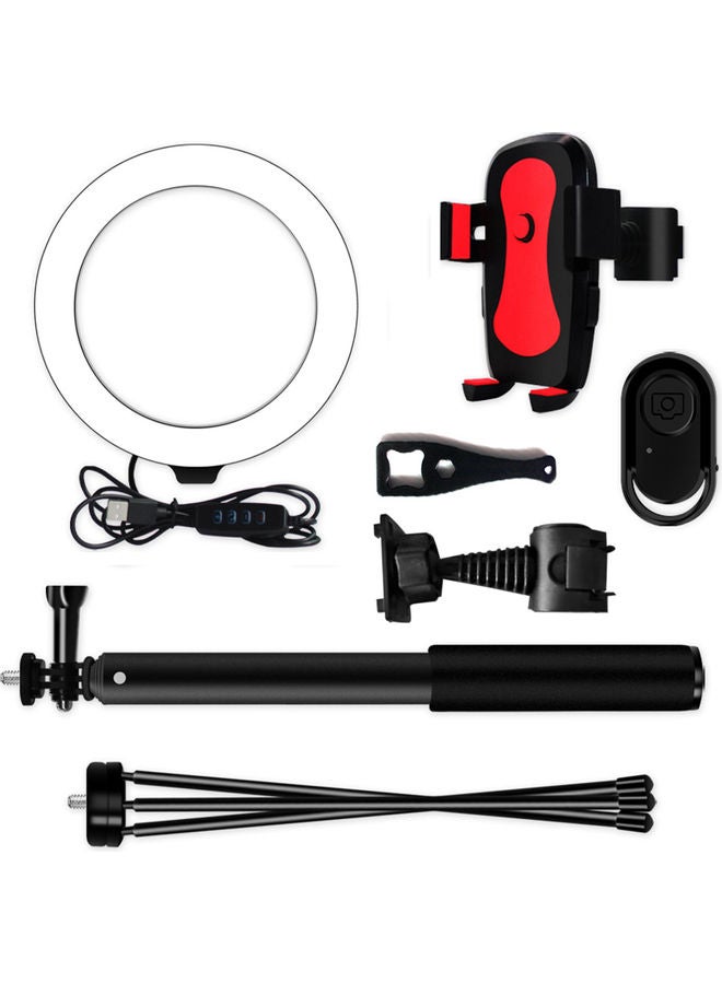 Beauty Ring Light 20cm 6in1 M11 Set Black 40*5*30cm  - Image 3