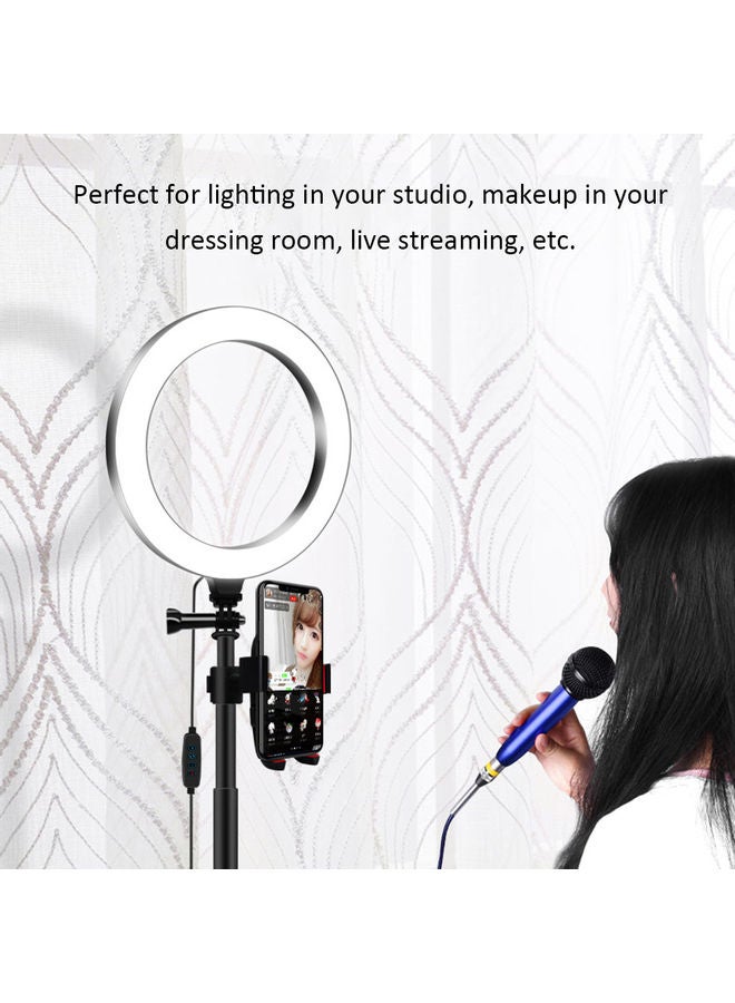 Beauty Ring Light 20cm 6in1 M11 Set Black 40*5*30cm  - Image 4