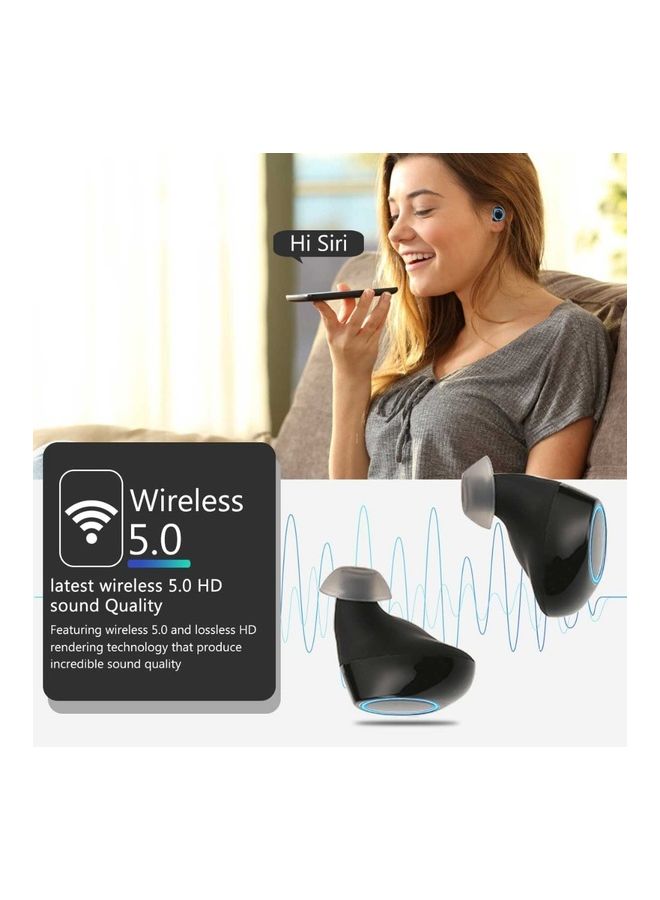 S5 TWS Wireless Earphone Mini Bluetooth 5.0 Earbuds magnent Headset HD Sound Stereo Handfree Headphone with 1200mah charge box Multicolor - Image 5