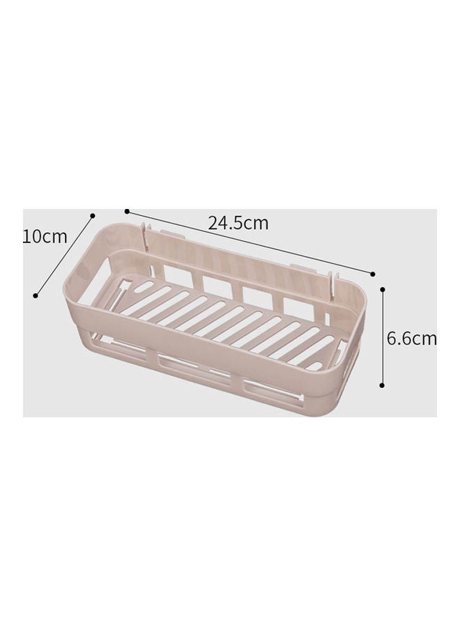 4-Piece Bathroom Wall Mounted Shower Caddy Multicolor 26.5x18.5x12.5cm - Image 4