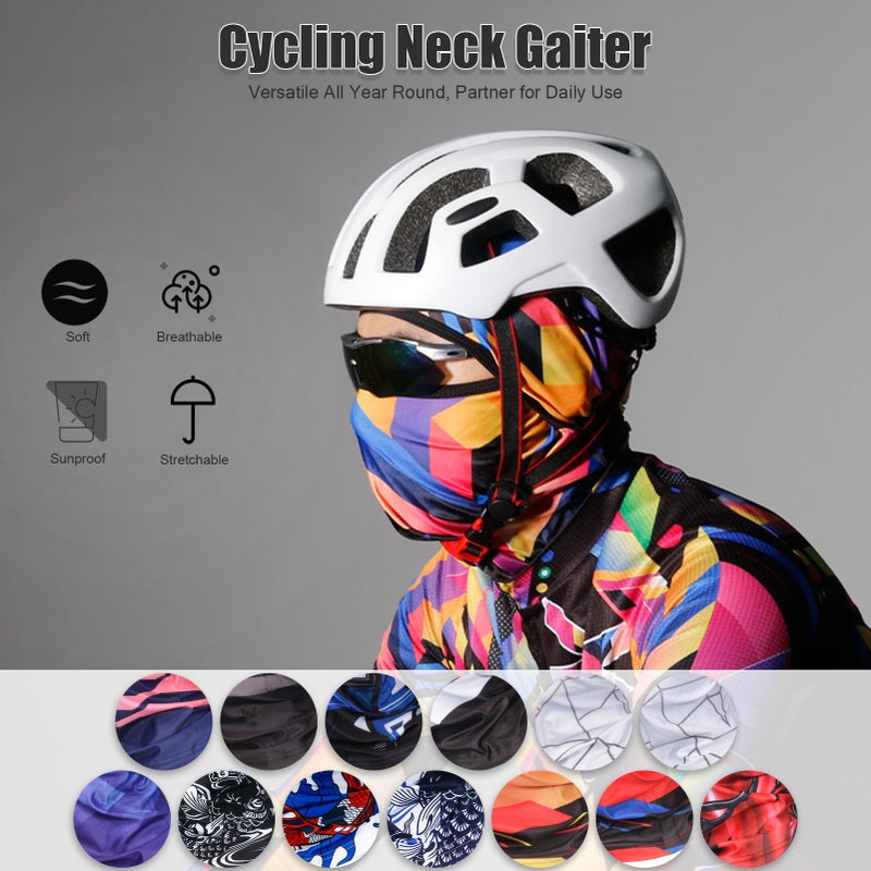 Generic - Balaclava Print Stretchy Beanie Helmet Line With Neck Gaiter 10 x 4 x 8cm - Image 1