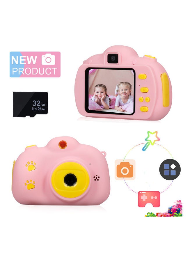 Generic Rechargeable 1080P Video Camera Toys Pink With 32GB Card  - Image 1