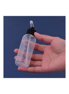 Generic 10-Piece Airbrush Paint Bottle Jars With 4 Funnel Scale Line Set Transparent  - Image 4