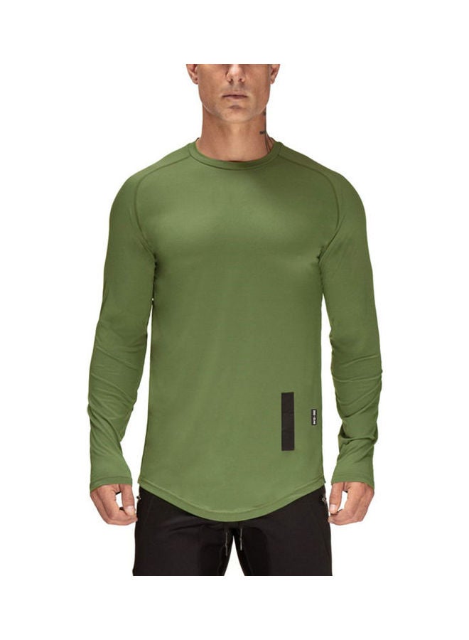 Long Sleeve T-Shirt Green - Image 1