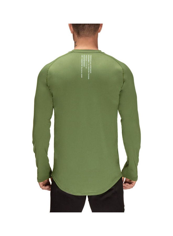 Long Sleeve T-Shirt Green - Image 5