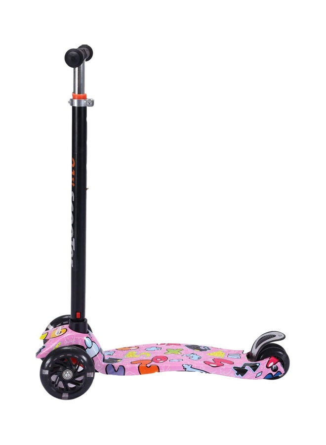 Cool Baby Foldable Kick Scooter with LED Light Up Wheels for Toddlers - Image 3