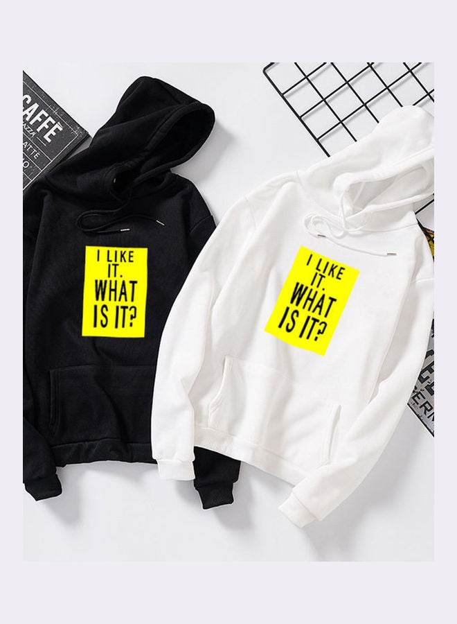 Generic - Couple Fleece Loose Thickened Long Sleeve Pocket Sweatshirts Hoodie red - Image 1