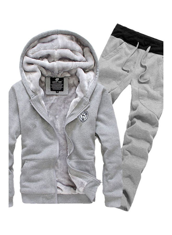 Winter Hoodie Set Light grey  - Image 1