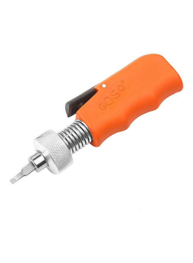 5-Pieces Of Lock Plug Spinner Quick Door Lock Turning Gun Locksmith Lock Pick Set Orange 12.5x3.5x3.5cm  - Image 2