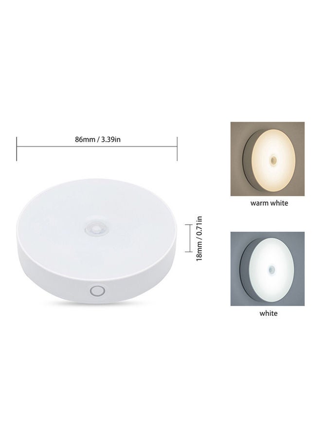XS-901 USB rechargeable human body induction lamp built-in lithium battery warm white Warm white 11*2.3*9cm  - Image 4