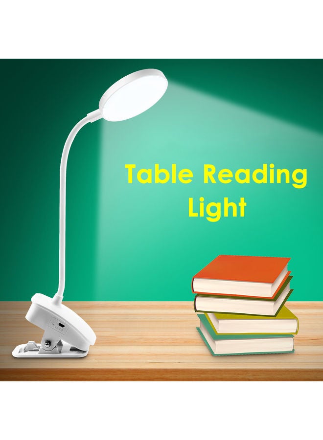 USB Touch Dimming Desk Lamp White 16.5x7.5x12.5cm - Image 2
