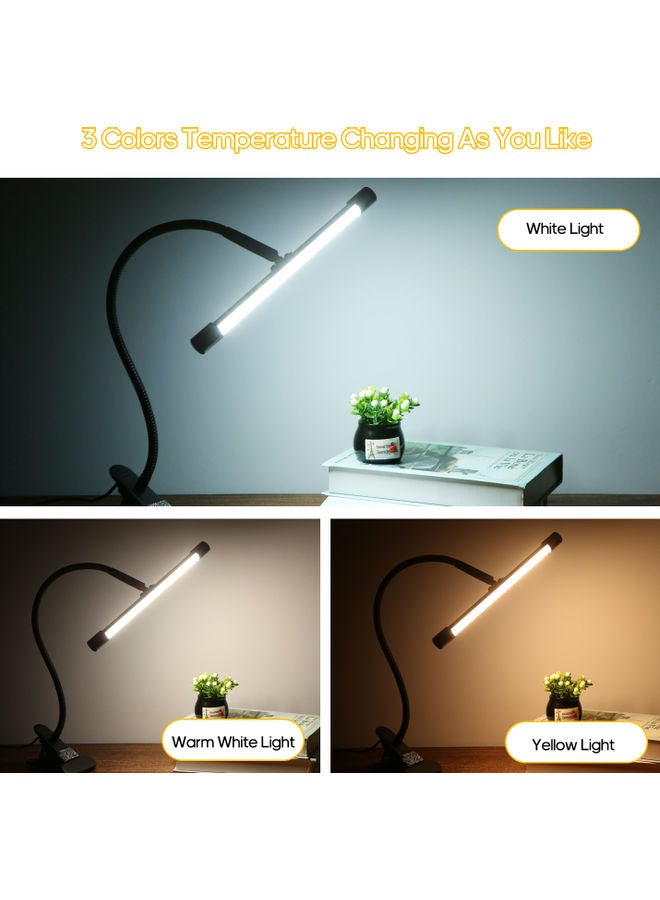 USB Light Table Lamp Black 34x8x13cm - Image 2