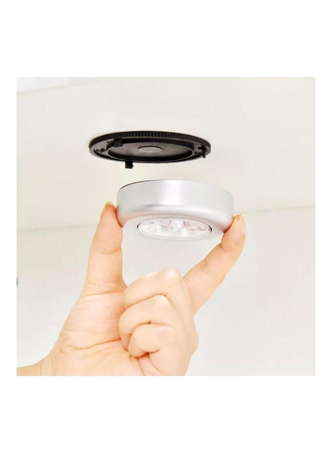 5pcs 3LED night light creative bedroom bedside cupboard closet spotlight without battery White 15*4*15cm - Image 2