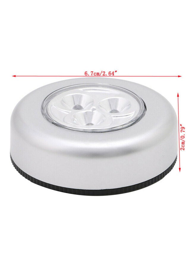 5pcs 3LED night light creative bedroom bedside cupboard closet spotlight without battery White 15*4*15cm - Image 3