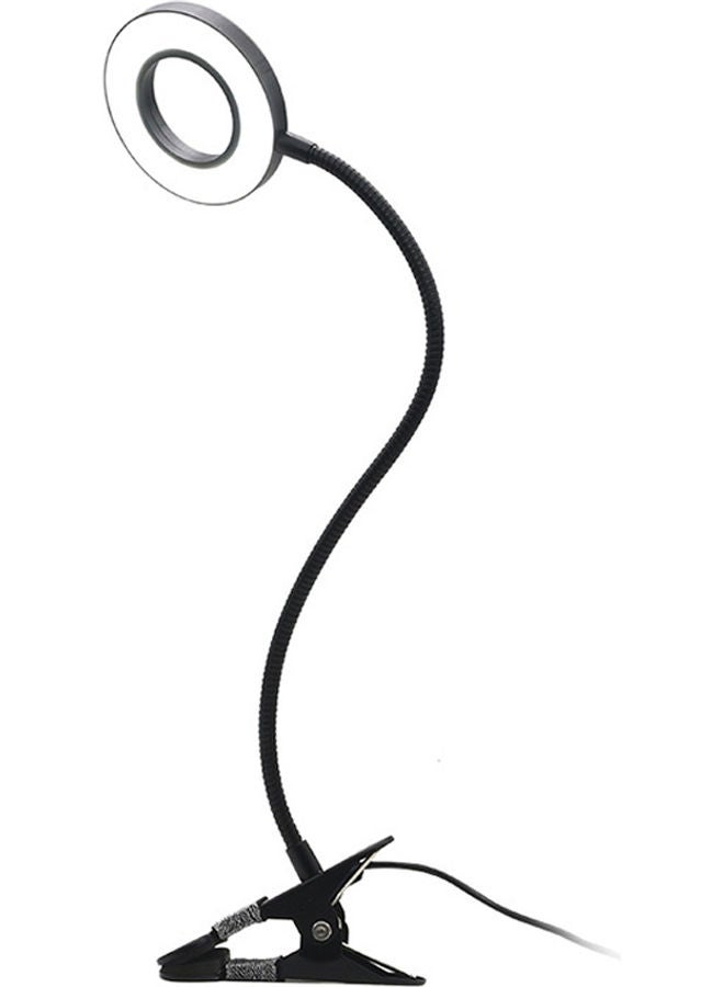 LED clip desk lamp warm and cold dual color Black 19*7.7*14.6cm - Image 2