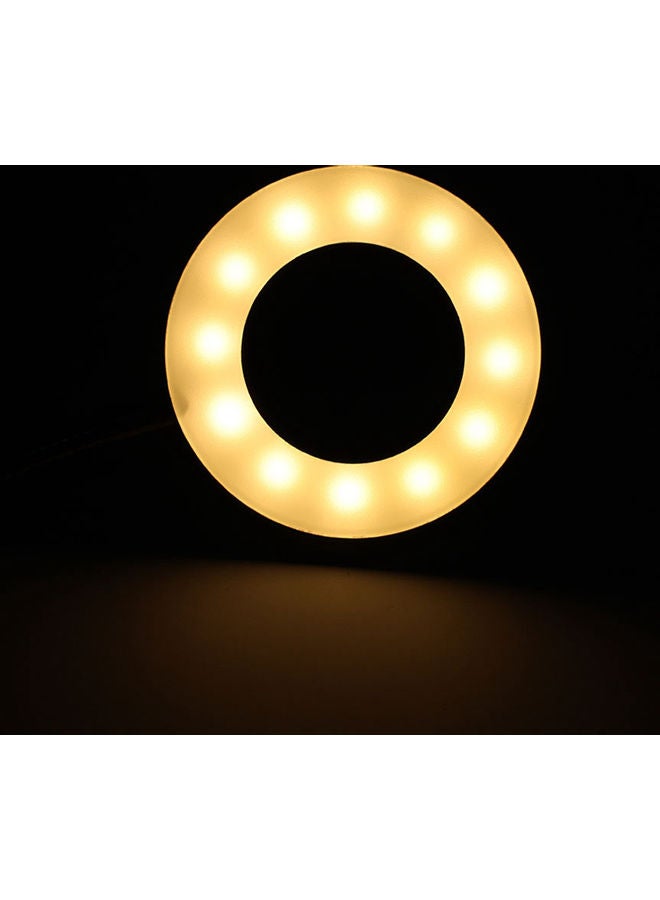 LED clip desk lamp warm and cold dual color Black 19*7.7*14.6cm - Image 3