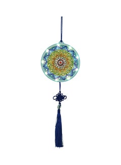 DIY handmade 5D diamond painting night light mandala flower 15X15cm (without battery) White 16*3.5*16cm