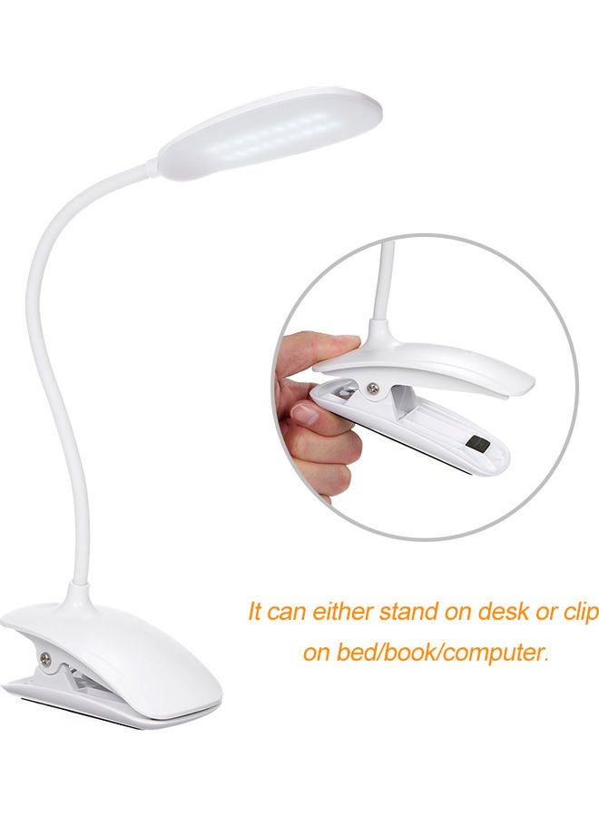 OL-T06B Clip hose table lamp White 14.5*8*9cm - Image 5