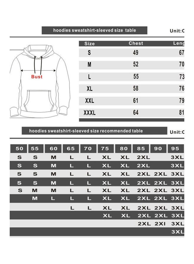 Digital Printed Hooded Blue/Green - Image 3