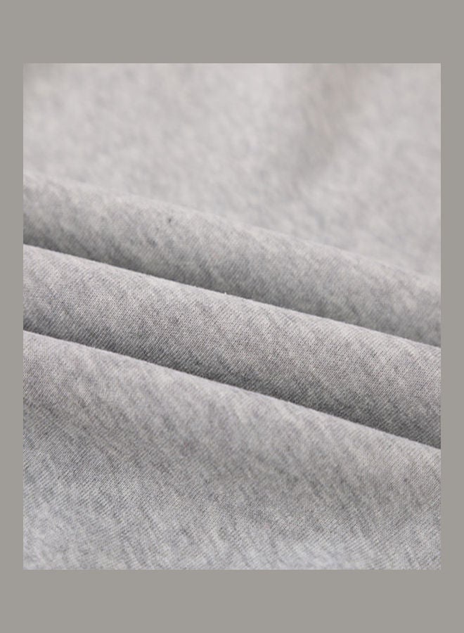 Round Neck Sweatshirt Grey - Image 3