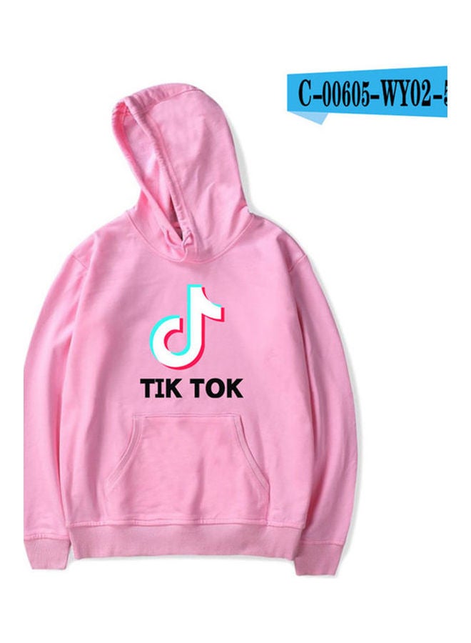 Loose Long Sleeve Hooded Sweatshirts white - Image 5