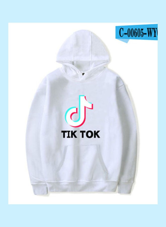 Loose Long Sleeve Hooded Sweatshirts gray - Image 5