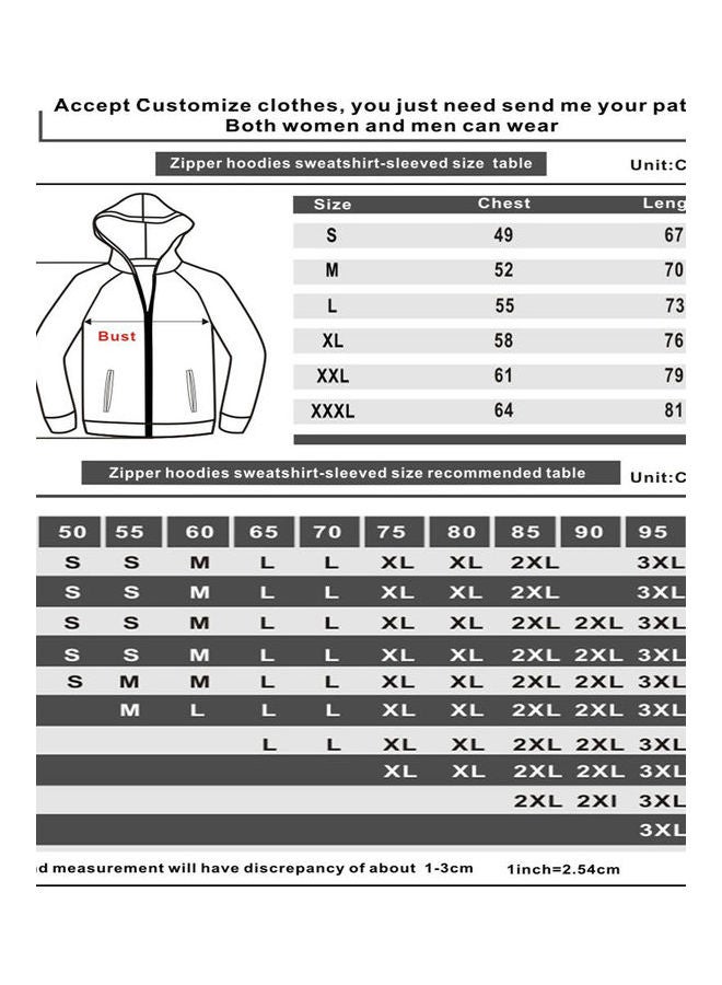 Marshmello Printed Casual Zipper Long Sleeve Hooded Sweatshirts red - Image 2
