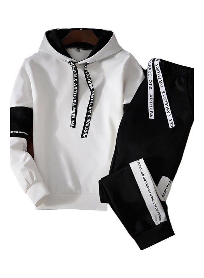 Generic - Long-Sleeved Sportswear Top And Pants black - Image 1