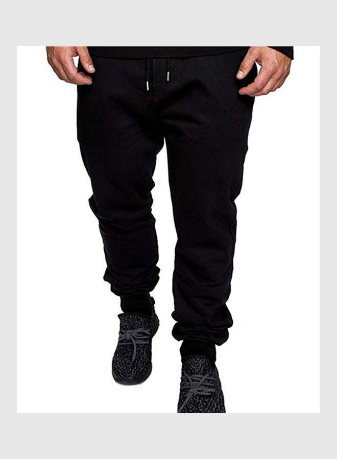 بنطال رياضي برباط أسود - Image 1