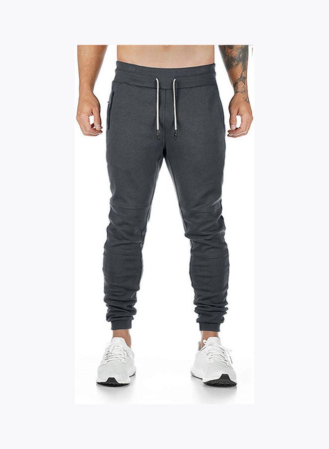 Drawstring Fitness Sweatpants Grey  - Image 1