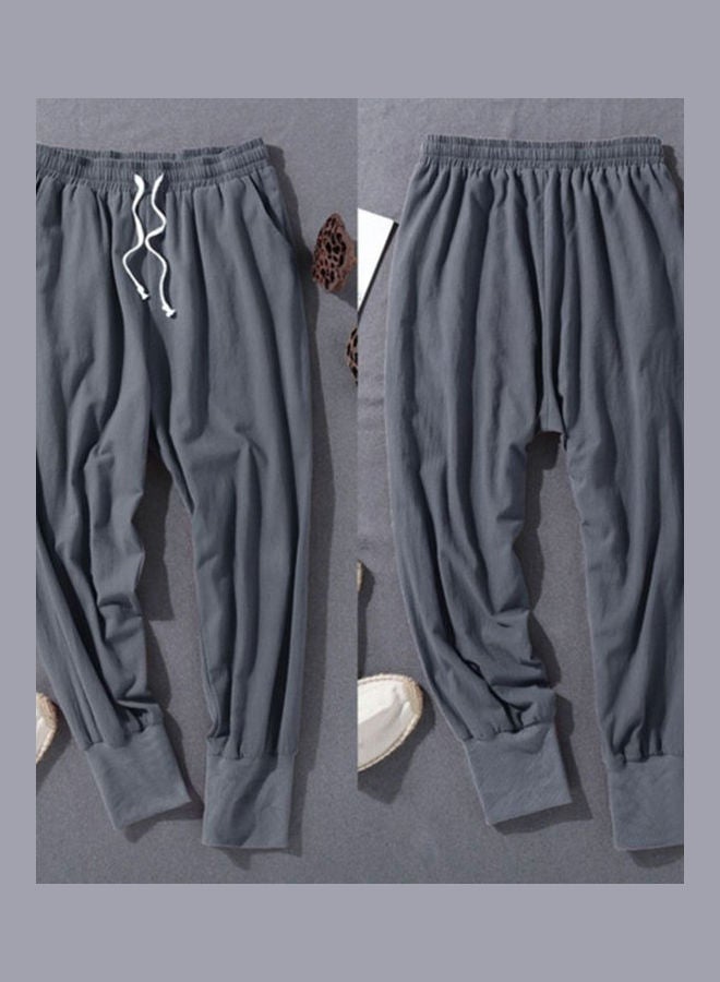 Casual Cotton Pants gray  - Image 4