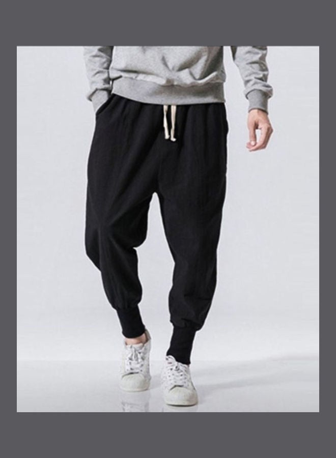 Casual Cotton Pants black  - Image 1