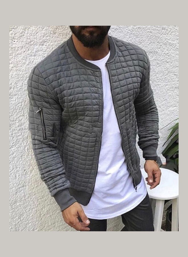 Slim Fit Jacket Leisure Sports Coat gray - Image 1