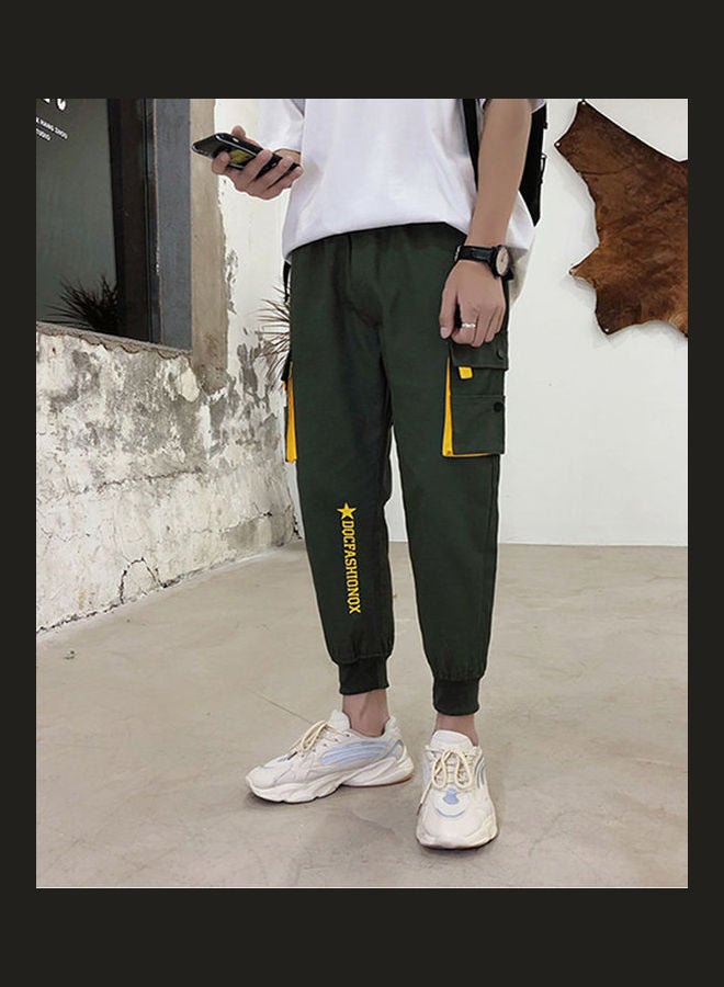 Multi-Pockets Sports Cargo Pant Army Green - Image 4