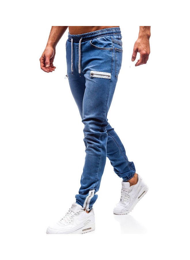 Casual Loose Jogger Blue - Image 1