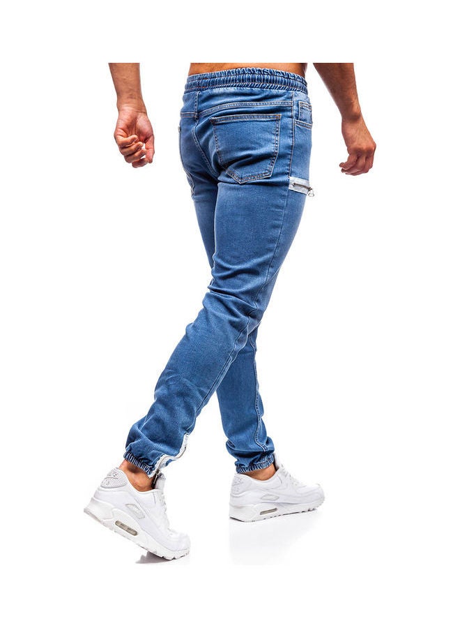 Casual Loose Jogger Blue - Image 2