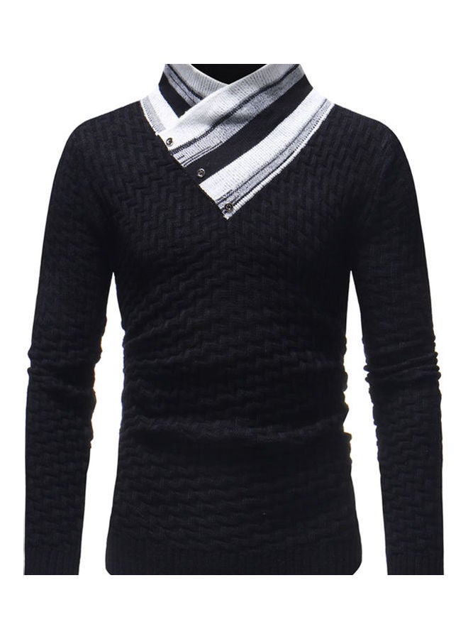 Casual Winter Sweater Black - Image 1