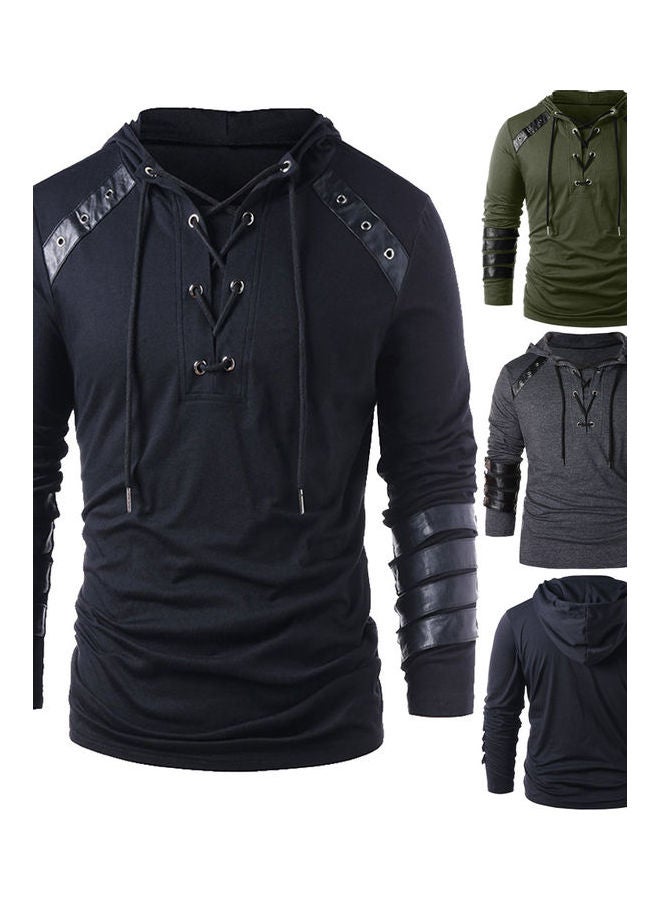Long Sleeves Loose Sweatshirts gray  - Image 3