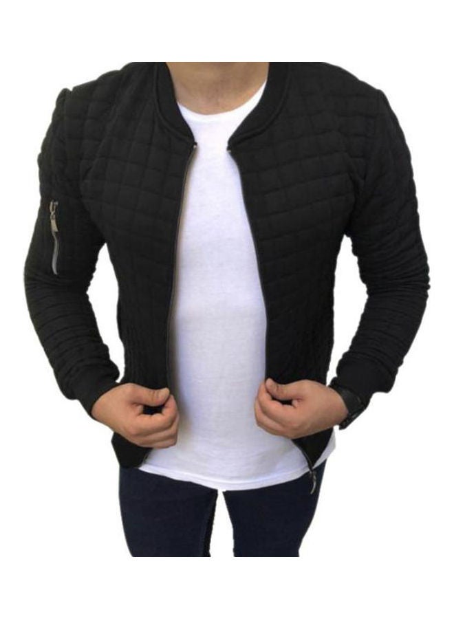 Slim Fit Jacket Leisure Sports Coat Khaki - Image 4