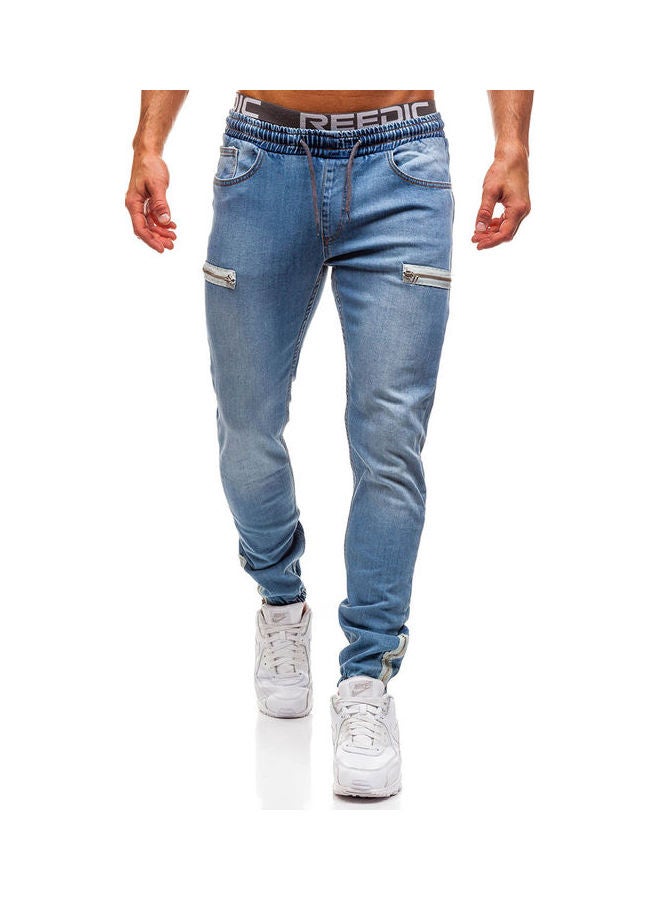 Casual Loose Jogger Blue - Image 1