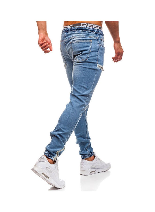 Casual Loose Jogger Blue - Image 2