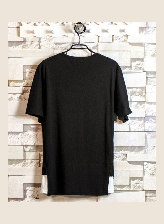 Fake Two-piece T-shirt Black  - Image 2