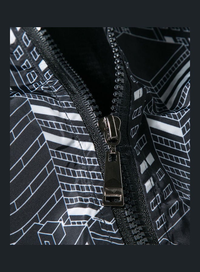 Casual Windproof Hoodie Black  - Image 5