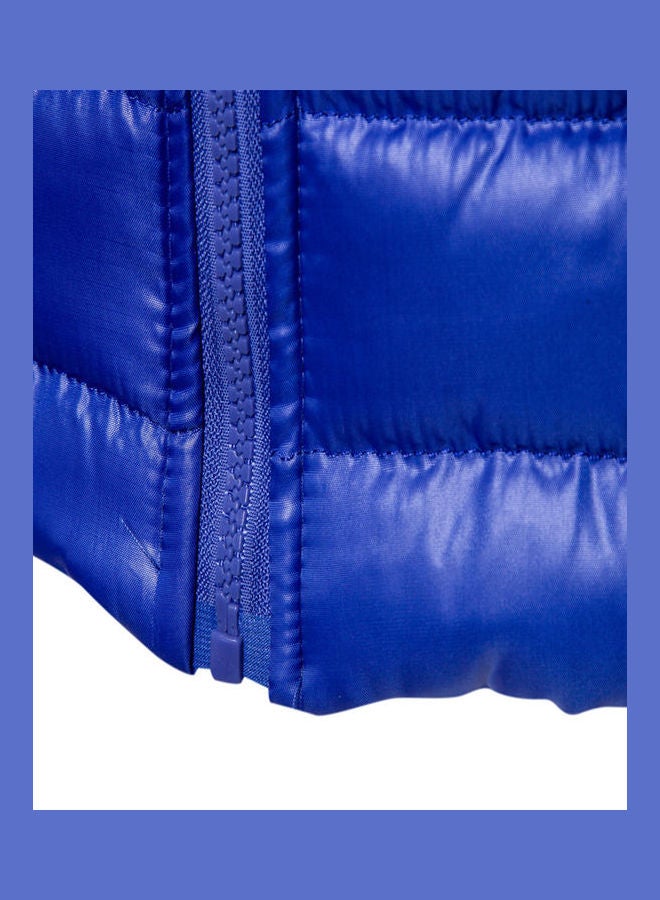Striped Zipper Hoodie Blue  - Image 5