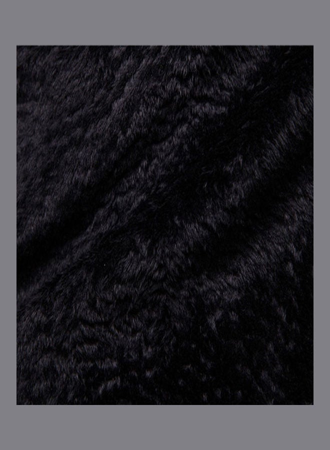 Generic - Removeable Artificial Furry Collar Rivet Thickened Pu Leather Jacket Brown - Image 1