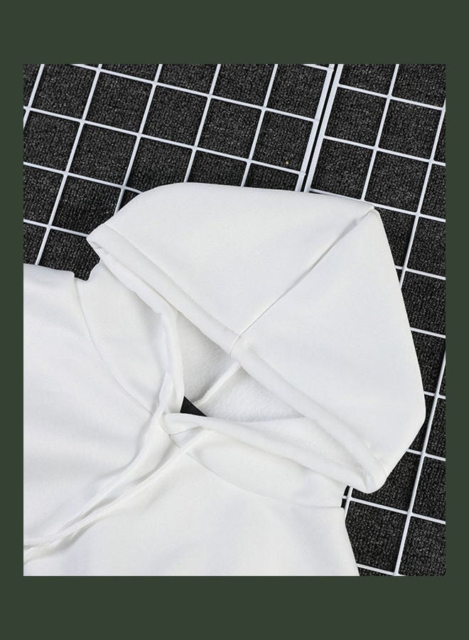 Mickey Mouse Printed Hoodie White  - Image 3