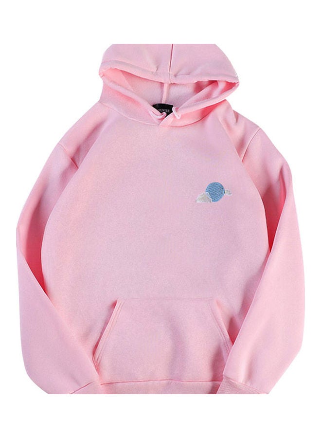 Velvet Cloud Hoodie Sweatshirt Pink - Image 1