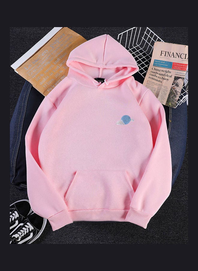 Velvet Cloud Hoodie Sweatshirt Pink - Image 3
